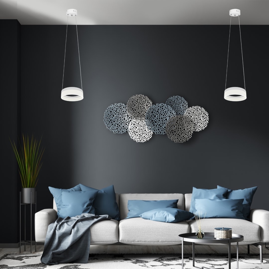 LED Chandelier on a string RING LED/12W/230V