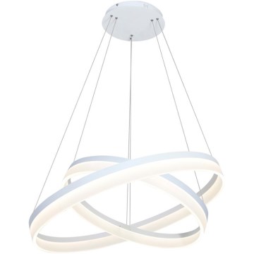 LED Chandelier on a string RING with remote control LED/60W/230V