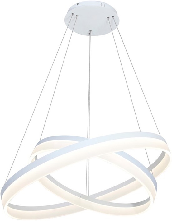 LED Chandelier on a string RING with remote control LED/60W/230V
