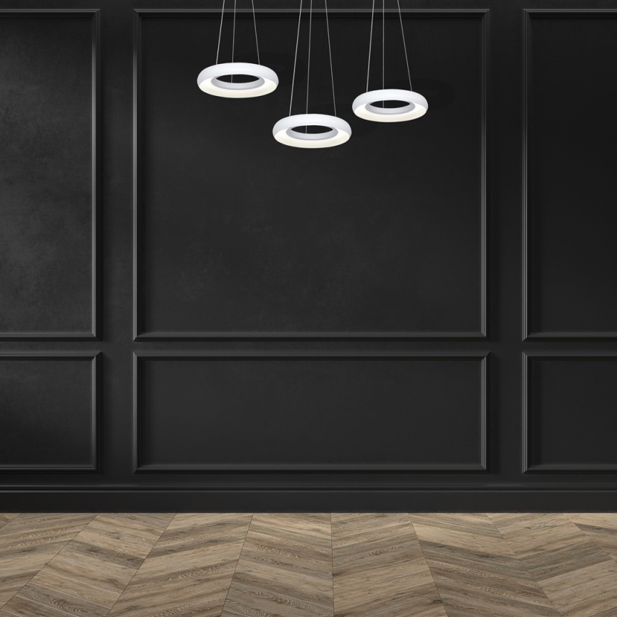 LED chandelier on a string RONDO 3xLED/12W/230V