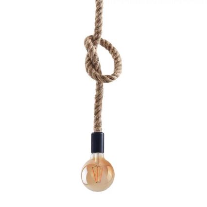 LED Chandelier on a string ROPE 1xE27/8W/230V