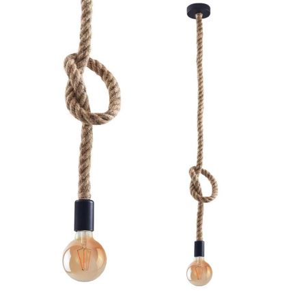 LED Chandelier on a string ROPE 1xE27/8W/230V