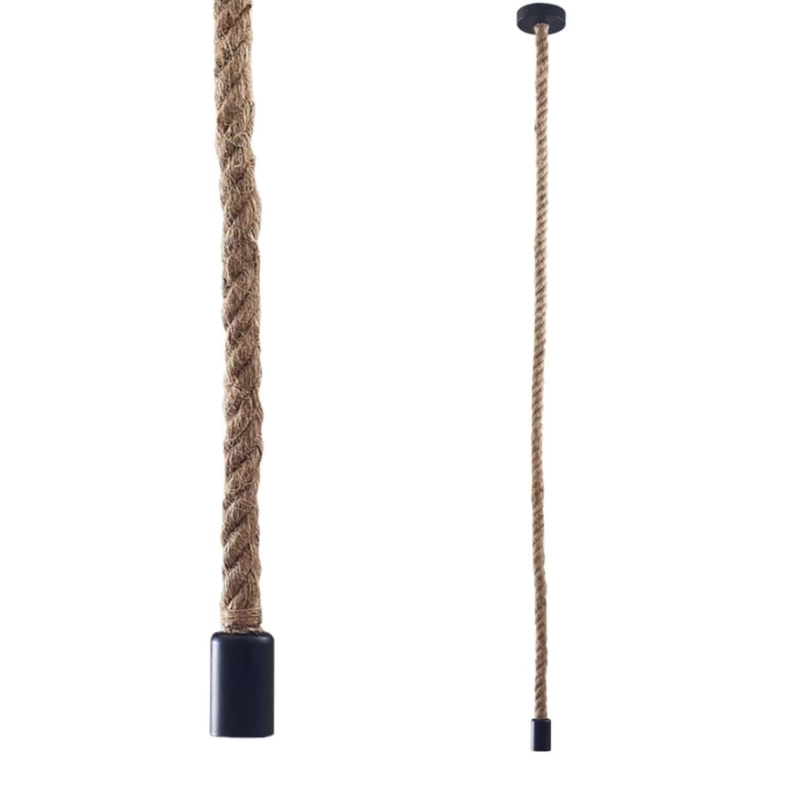 LED Chandelier on a string ROPE 1xE27/8W/230V