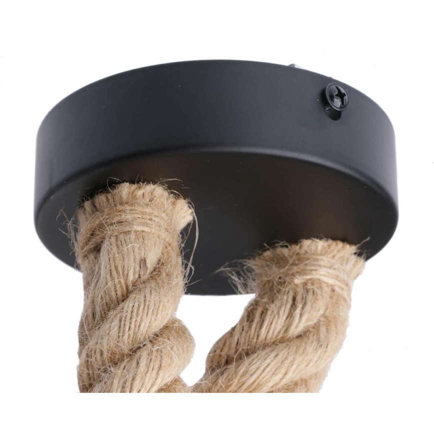 LED Chandelier on a string ROPE 2xE27/10W/230V