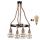 LED Chandelier on a string ROPE ALEGRA 4xE27/10W/230V