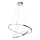 LED Chandelier on a string ROTONDA LED/51W/230V shiny chrome