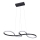 LED Chandelier on a string SALSA LED/38W/230V 4000K black