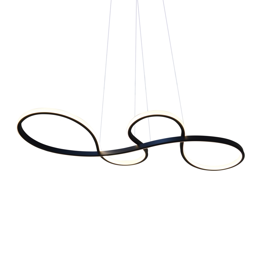 LED Chandelier on a string SALSA LED/38W/230V 4000K black