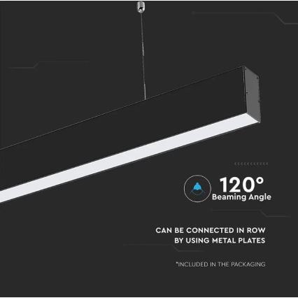 LED Chandelier on a string SAMSUNG CHIP LED/40W/230V 4000K black