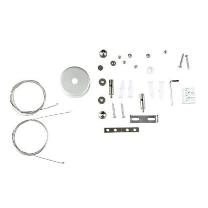 LED Chandelier on a string SAMSUNG CHIP LED/40W/230V 6400K black