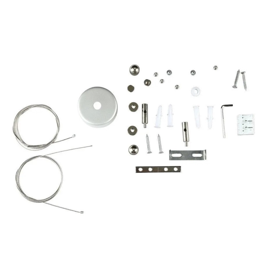 LED Chandelier on a string SAMSUNG CHIP LED/40W/230V 6400K black