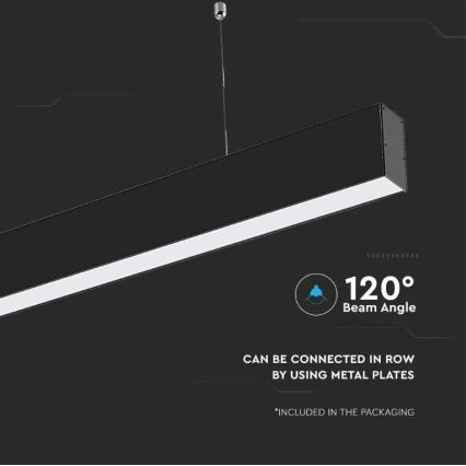 LED Chandelier on a string SAMSUNG CHIP LED/40W/230V 6400K black