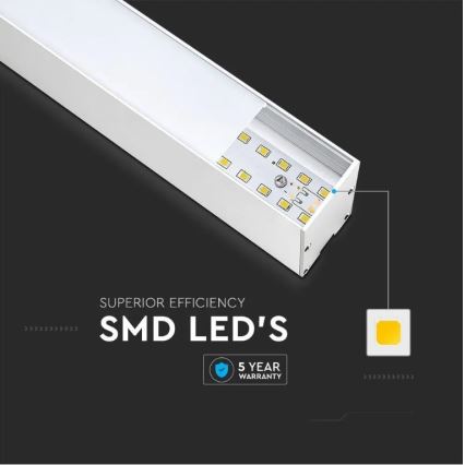 LED Chandelier on a string SAMSUNG CHIP LED/40W/230V 6400K white