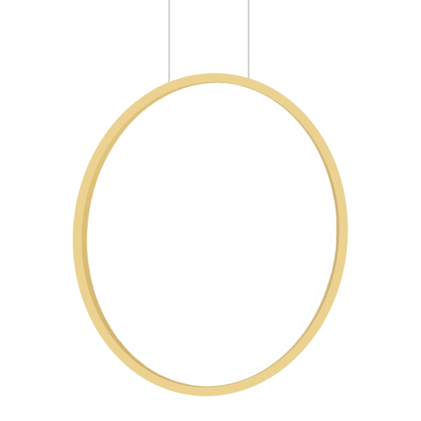 LED Chandelier on a string SATURNO LED/28W/230V d. 50 cm IP44 gold