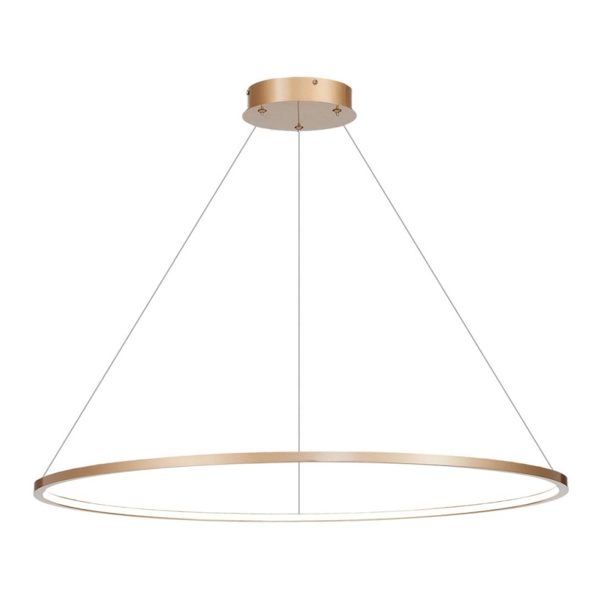LED Chandelier on a string SATURNO LED/57W/230V d. 100 cm IP44 gold