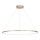 LED Chandelier on a string SATURNO LED/57W/230V d. 100 cm IP44 gold