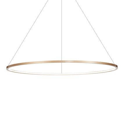 LED Chandelier on a string SATURNO LED/57W/230V d. 100 cm IP44 gold