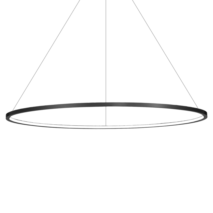 LED Chandelier on a string SATURNO LED/65W/230V d. 120 cm IP44 anthracite