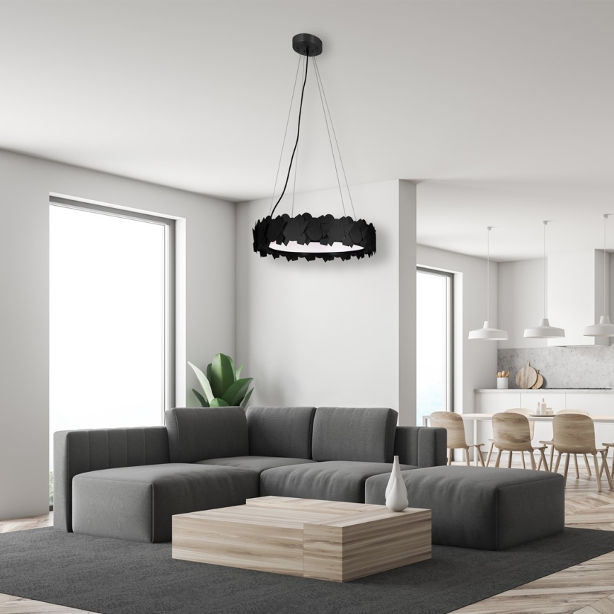 LED Chandelier on a string SOHO 1xLED/24W/230V black
