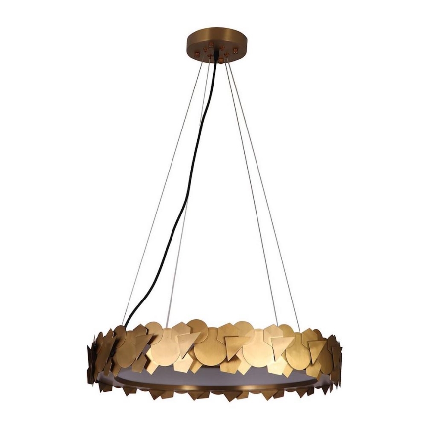 LED Chandelier on a string SOHO GOLD LED/24W/230V