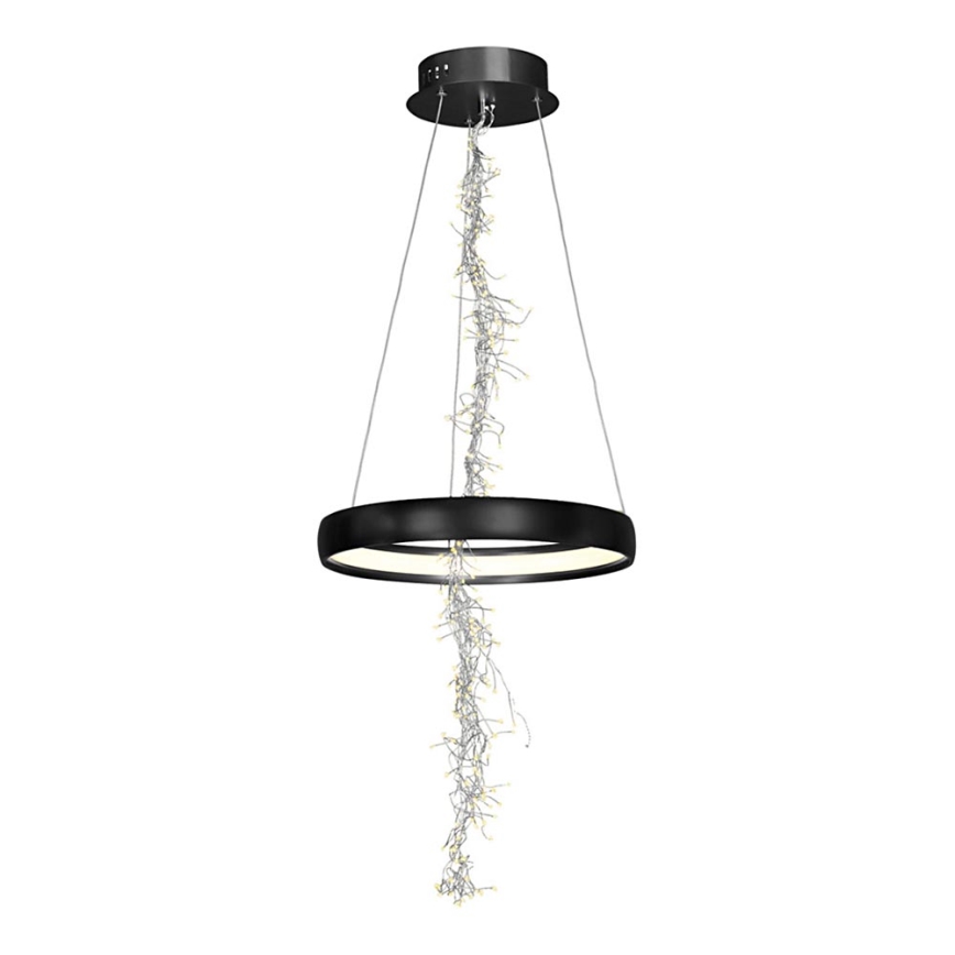 LED chandelier on a string SPARK LED/35W/230V black