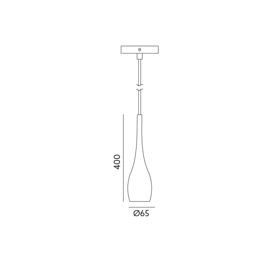LED chandelier on a string TAMPERE LED/7W/230V
