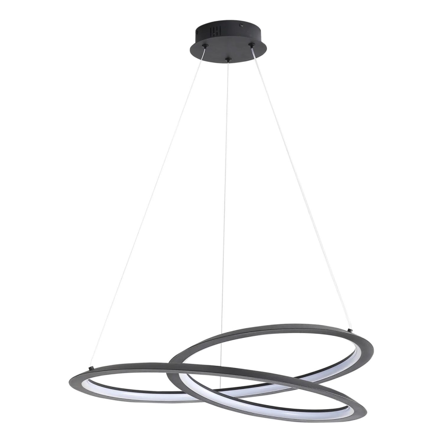 LED Chandelier on a string TANGO LED/44W/230V 4000K d. 60 cm black