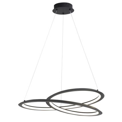 LED Chandelier on a string TANGO LED/44W/230V 4000K d. 60 cm black