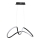 LED Chandelier on a string TESORO LED/48W/230V black
