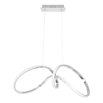 LED Chandelier on a string TESORO LED/48W/230V shiny chrome