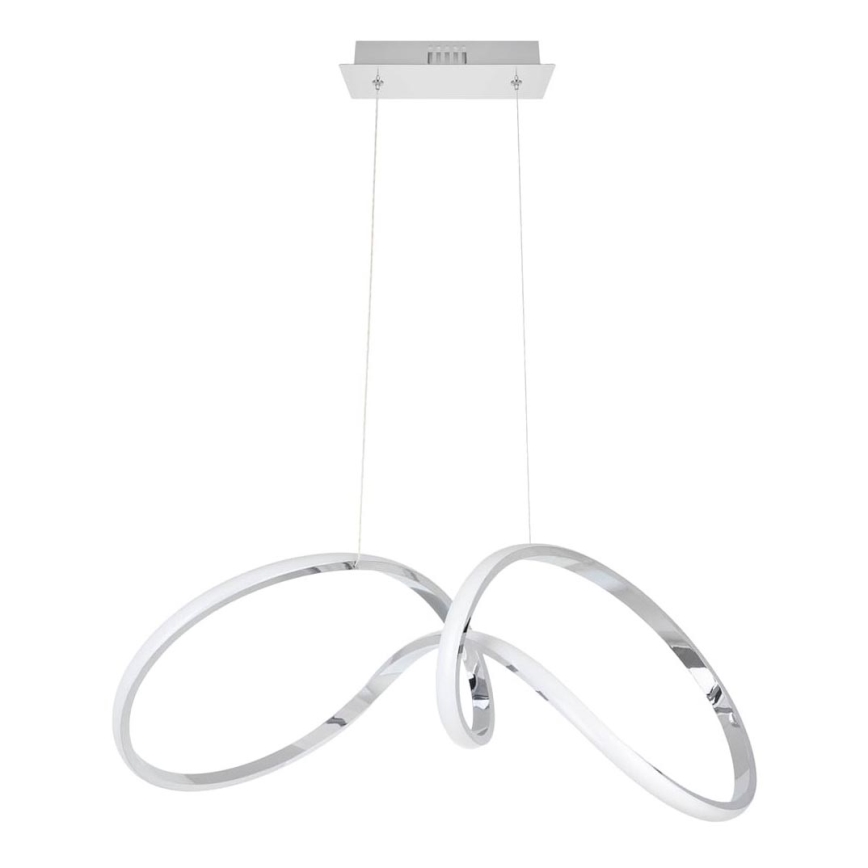 LED Chandelier on a string TESORO LED/48W/230V shiny chrome