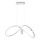 LED Chandelier on a string TESORO LED/48W/230V shiny chrome