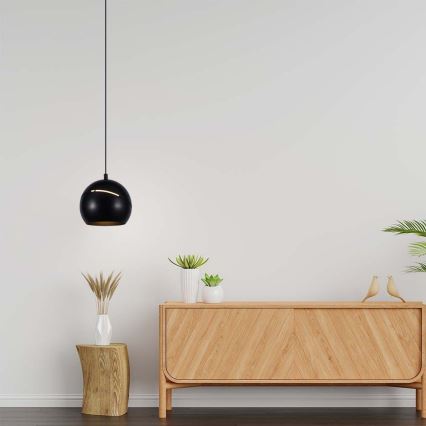 LED Chandelier on a string touch LED/8,5W/230V 3000K black