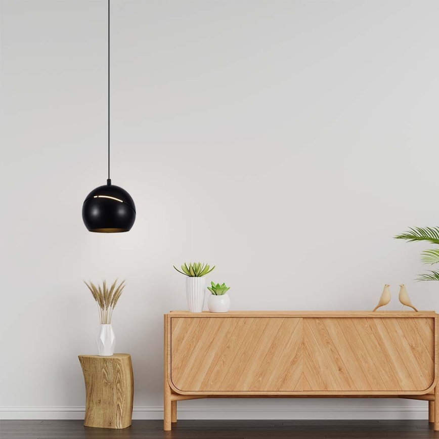 LED Chandelier on a string touch LED/8,5W/230V 3000K black