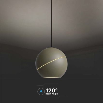 LED Chandelier on a string touch LED/8,5W/230V 3000K grey