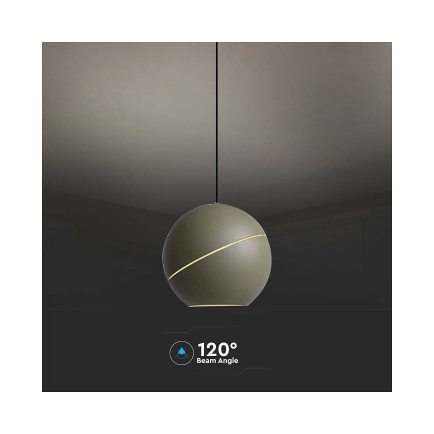 LED Chandelier on a string touch LED/8,5W/230V 3000K grey