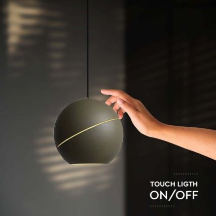 LED Chandelier on a string touch LED/8,5W/230V 3000K grey