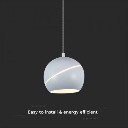 LED Chandelier on a string touch LED/8,5W/230V 3000K white