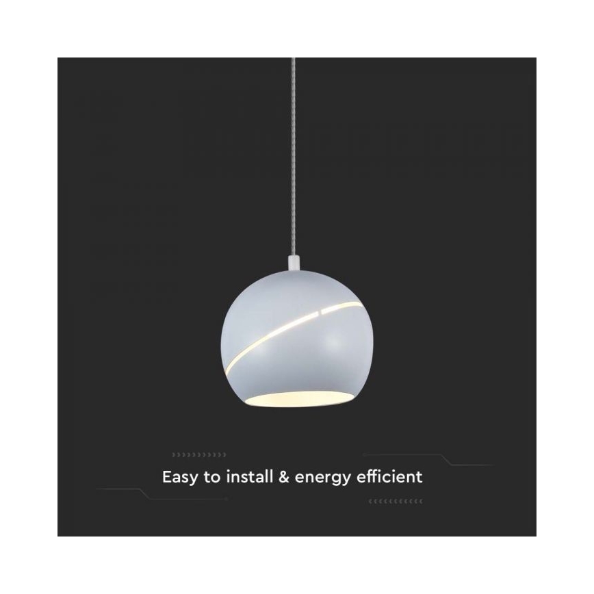 LED Chandelier on a string touch LED/8,5W/230V 3000K white