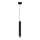 LED Chandelier on a string TUBA 1xGU10/4,8W/230V black/gold