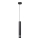 LED Chandelier on a string TUBA 1xGU10/4,8W/230V black/shiny chrome