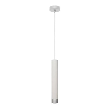 LED Chandelier on a string TUBA 1xGU10/4,8W/230V white/shiny chrome
