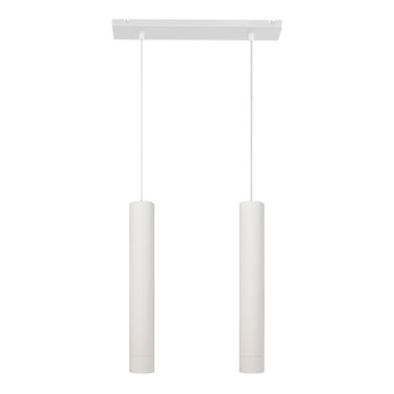 LED Chandelier on a string TUBA 2xGU10/4,8W/230V white