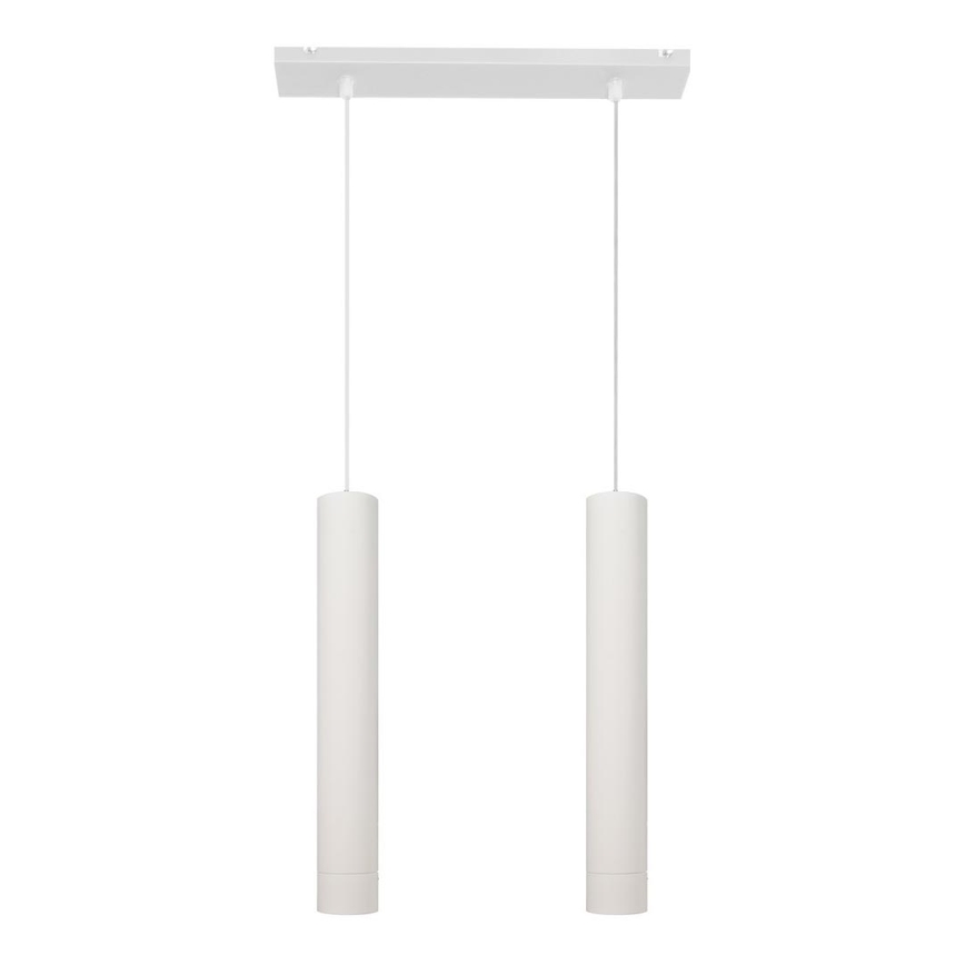 LED Chandelier on a string TUBA 2xGU10/4,8W/230V white