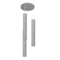 LED Chandelier on a string TUBA 3xGU10/4,8W/230V grey