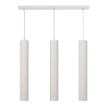 LED Chandelier on a string TUBA 3xGU10/4,8W/230V white