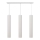 LED Chandelier on a string TUBA 3xGU10/4,8W/230V white