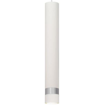 LED Chandelier on a string TUBA 3xGU10/4,8W/230V white/shiny chrome
