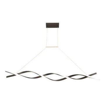LED Chandelier on a string TWIST LED/37W/230V 4000K 120 cm black