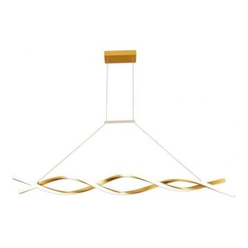 LED Chandelier on a string TWIST LED/37W/230V 4000K 120 cm gold
